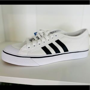 adidas white canvas shoes